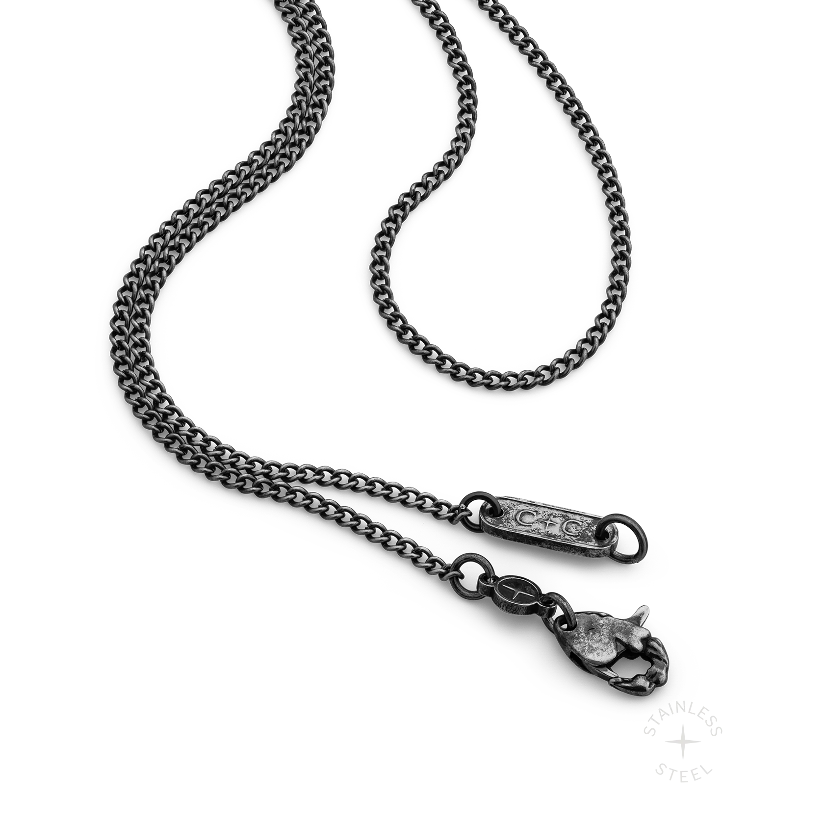 Curb Chain x 2.5mm x Antiqued - Image 2