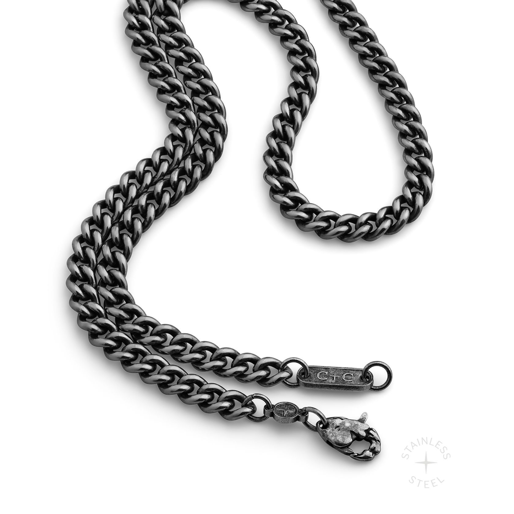 Curb Chain x 6mm x Antiqued - Image 2