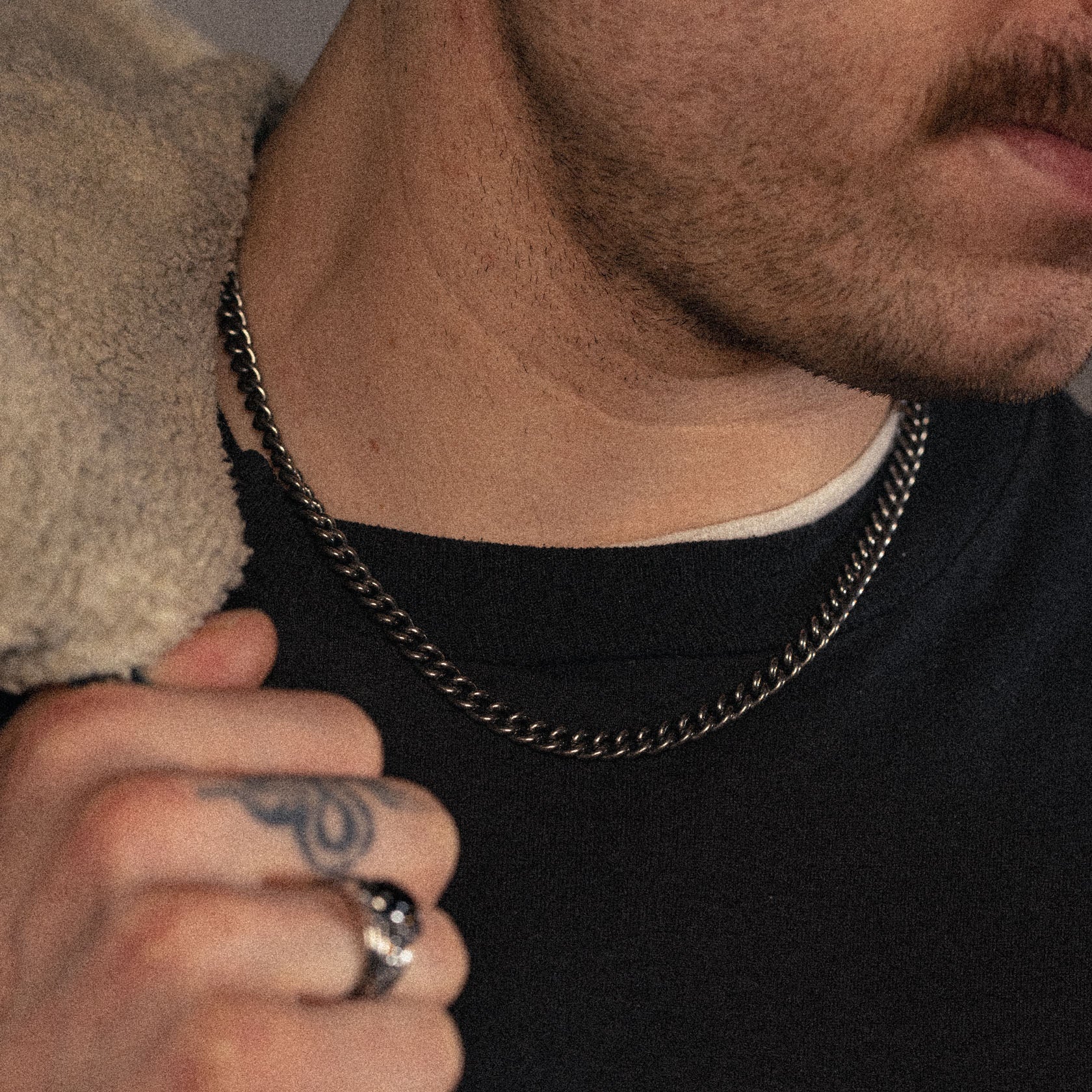 Curb Chain x 6mm x Antiqued - Image 3